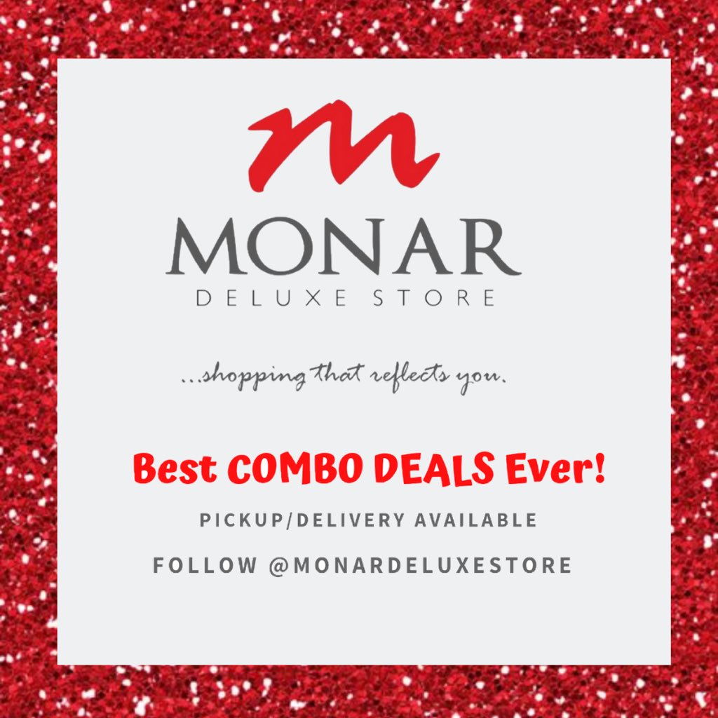 mz_munarrh's tweet photo. #ComboDeals from Monar Deluxe Store.
Check next posts for items.
You get a N1000 discount on every purchase.
Kindly RT https://t.co/ajt8uE2sKN