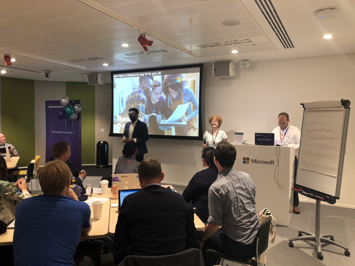 KayeWannerton's tweet photo. Great event yesterday at Microsoft London for the MIEE Meet up  🎈 #MicrosoftEdu @ClareRiley100 @TinaLEJones https://t.co/p5xnEGPCRJ