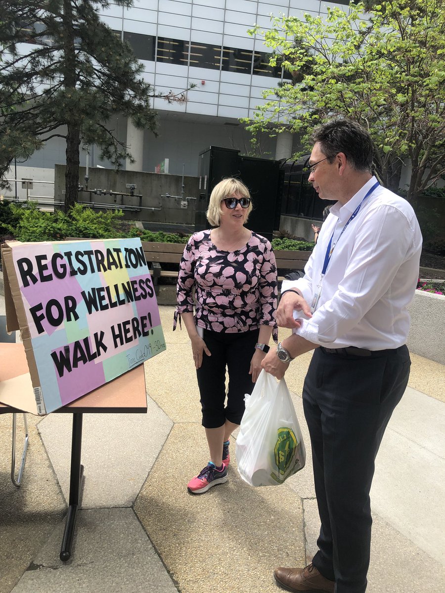 MelissaRumble4's tweet photo. Wellness Walk under way at London site of #LWTSO! Great to see SMT support and members of our student community lending a hand in the set up #OR_WellnessN @SeanVlasman @MatthewSeguin82 https://t.co/DKu37IQzsx
