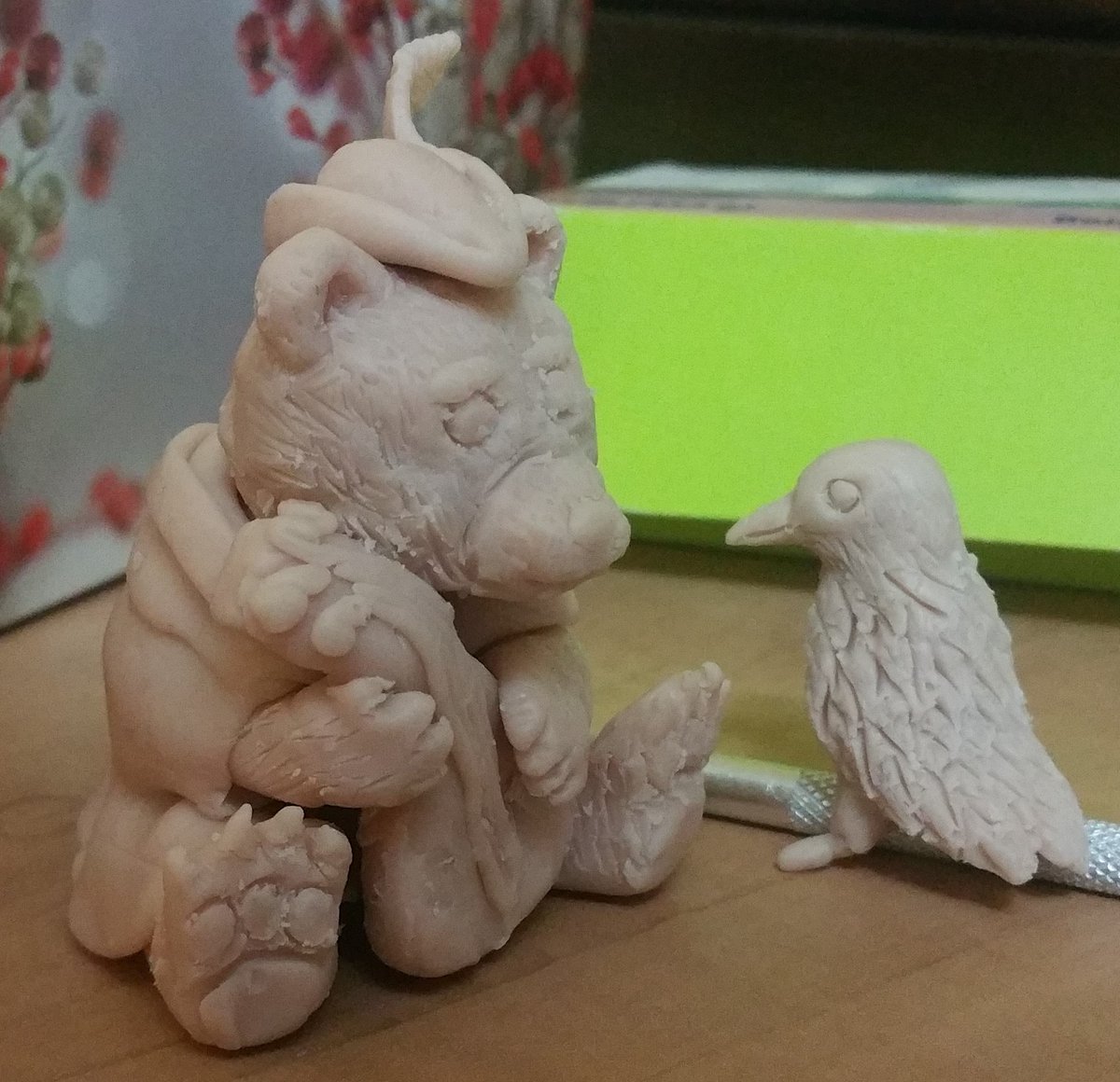 pwgamedesign's tweet photo. Was getting annoyed with 3D modelling software so I brought out the last of my clay from 4 years ago and just started sculpting. 

Forgot how much I enjoyed working with clay. Probably going to buy a whole bunch of clay for character concepting. https://t.co/eM7n9OVPcM