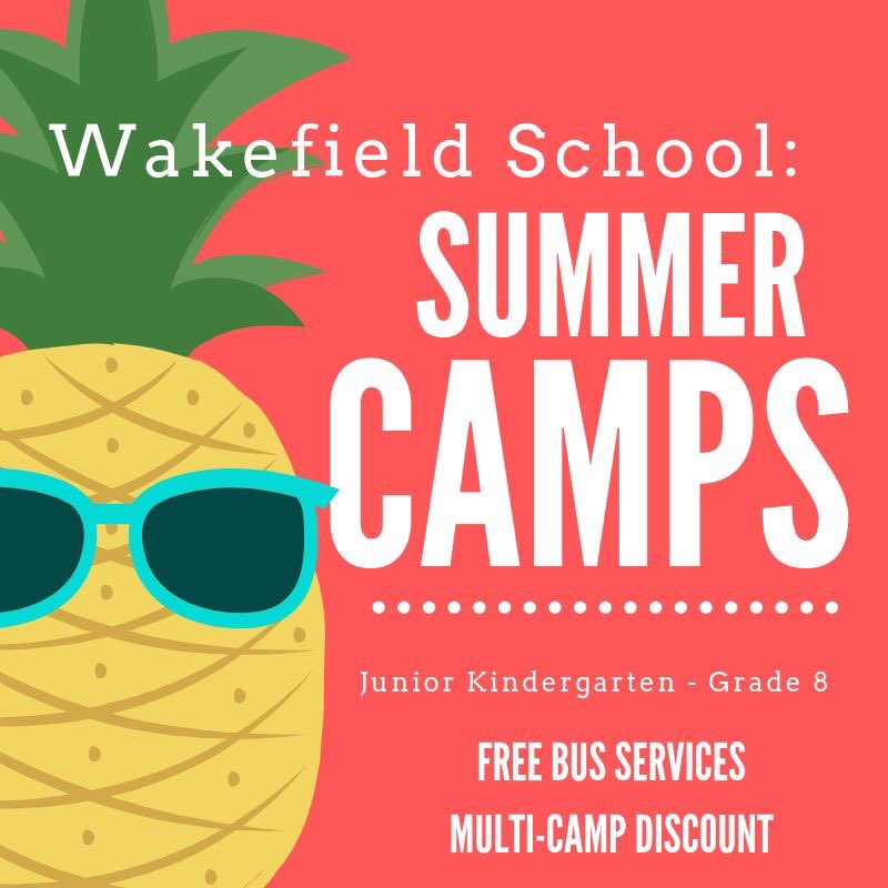 wakefieldschool's tweet photo. School’s almost out. What are your summer plans? We’re here all summer long offering some amazing summer camps: https://t.co/1DqzUvi2YG https://t.co/uFaj8Ecikw