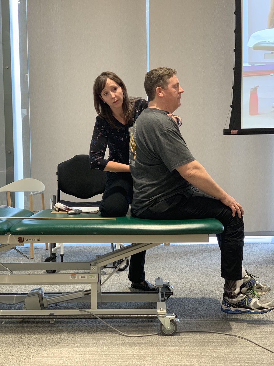 KolskiMelissa's tweet photo. A great discussion with Corrie Abegglen on #seatingandpositioning in SCI @AbilityLab #AdvancingAbilitySCI https://t.co/tC8Hp3yXyU