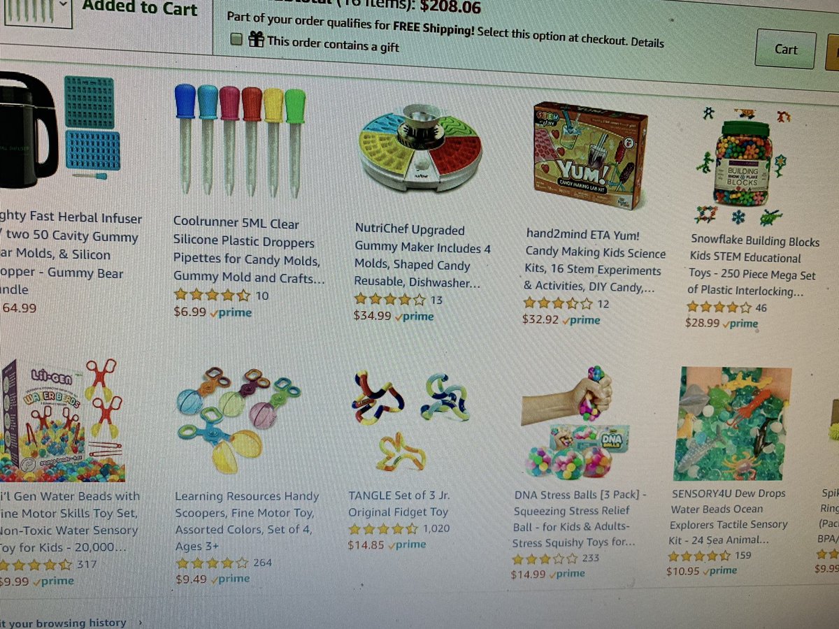 MittAubin's tweet photo. Trying to order for my class next year! So many things! So many ideas! #autismsupportteacher #sen #sensoryitems #verbalbehavior #spedteacher @amazon https://t.co/GZlPtF6kGw