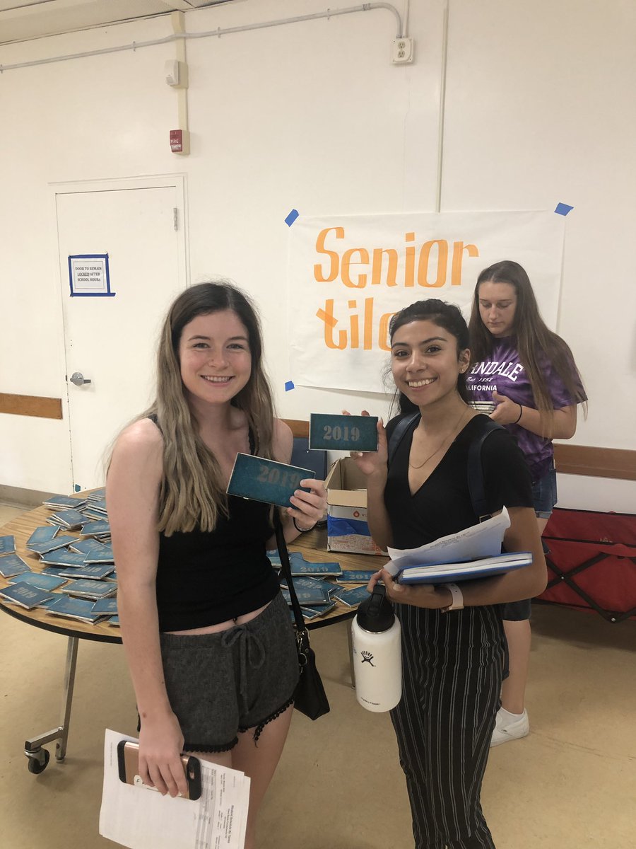 Come get your tile from the round house! Get to check out  early to get a good one!