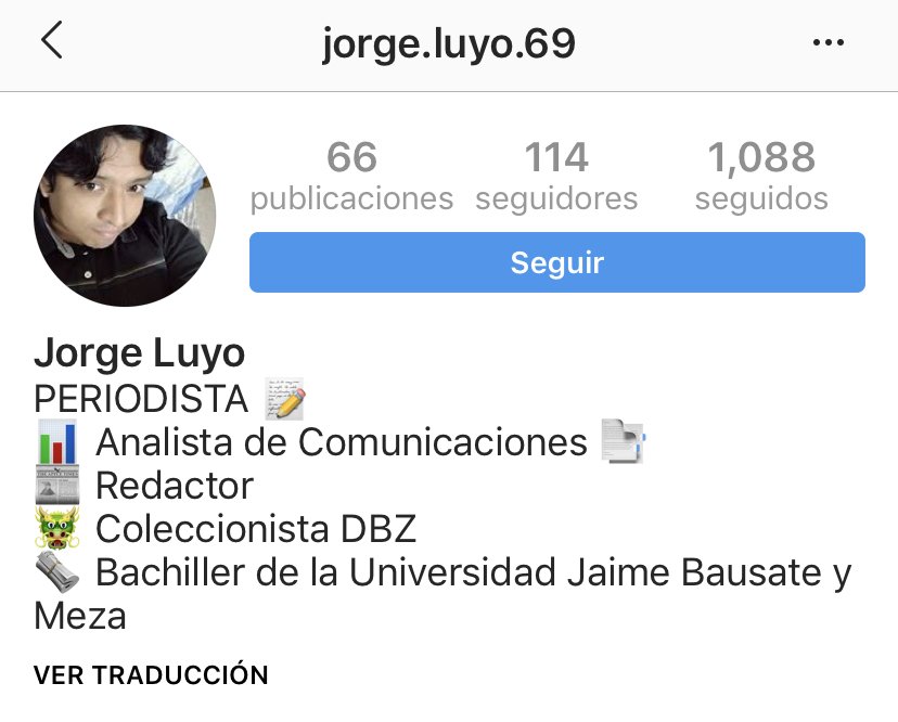 esquinabaja's tweet photo. Jorge Luyo que trabaja en Imedia Comunicaciones y dice ser periodista, respondió a un story mío en Instagram haciendo alusión a la muerte de mi papá, sucedida hace 49 dias. Le pareció chévere acosar a una hija con un tema así. 
Luego reculó y se puso en privado, muy valiente. https://t.co/ik4gCRvv4T