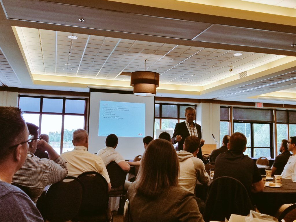 WeBuildSK's tweet photo. Thanks to @AonCanada Gerry, Mike & John for your discussion on contractor challenges in the Canadian market #SCASummer Meeting Day 2! https://t.co/fPldh4sEhm