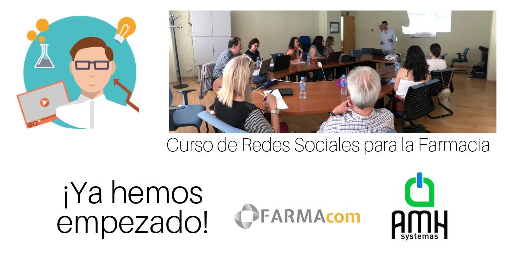 FarmacomEs's tweet photo. 🤩 ¡Ya hemos empezado la nueva edición del Curso de Gestión de Redes Sociales 👨💼 y WhatsApp Business 📲 para Farmacias 👨🔬👩🔬 en 📍 Valencia! #Farmacom #RedesSociales #Farmacia #socialmedia #farmaceutico #farmaceutica #farma #curso #AMHsystemas @FarmacomEs https://t.co/IuB0sT6hW3