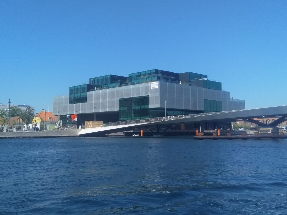 Blox... Danish architecture centre with the road running through. This is where the big exhibition is next week! #BCOConference