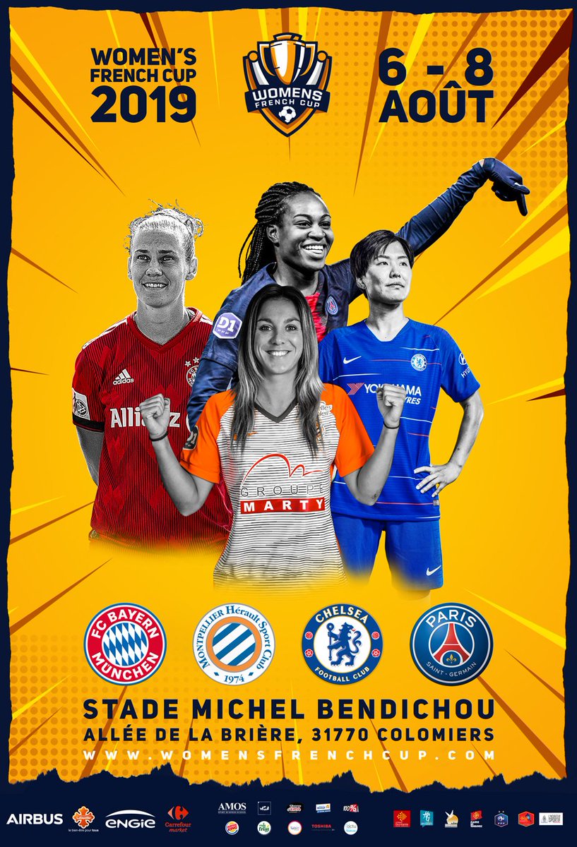 WomensFrenchCup's tweet photo. 🎟 La billetterie de la WFC 2019 est officiellement ouverte ! 

👉🏽 Réservez vite vos places : https://t.co/Dhh5MwddMf

#WFC2019 #DreamHasNoGender https://t.co/3E32kQCd1O
