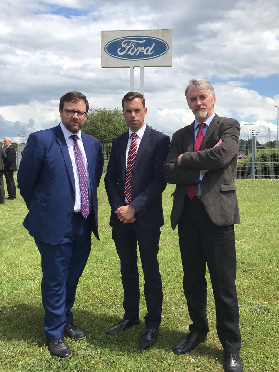 After today's devastating news on the Bridgend #Ford plant <a href="/CPJElmore/">Chris Elmore MP</a> &amp; I’ve been meeting workers &amp; <a href="/GMB_union/">GMB Union</a> <a href="/UniteWales/">UniteWales</a>

Loyal highly-skilled workers deserved better from Ford. But we’ll work with Welsh Gov’t @wgmin_economy to secure a future for these workers &amp; their families