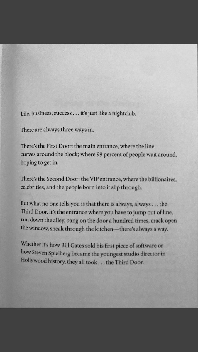 It’s not about breaking rules. It’s about creating new ones. The Third Door.  #Transformation #BreakTradition #LiveItUp Thanks <a href="/AlexBanayan/">Alex Banayan</a> I learn from the book everyday