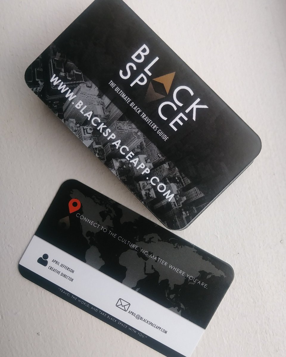 bgvfoundation's tweet photo. RT @aprilthenewyear: I LOVE our new business cards 😍! #BlackEntrepreneur #BlackCEO #BlackTech #BlackGirlMagic #BlackSpaceApp #BlackExcellence https://t.co/9FMQjAayJb