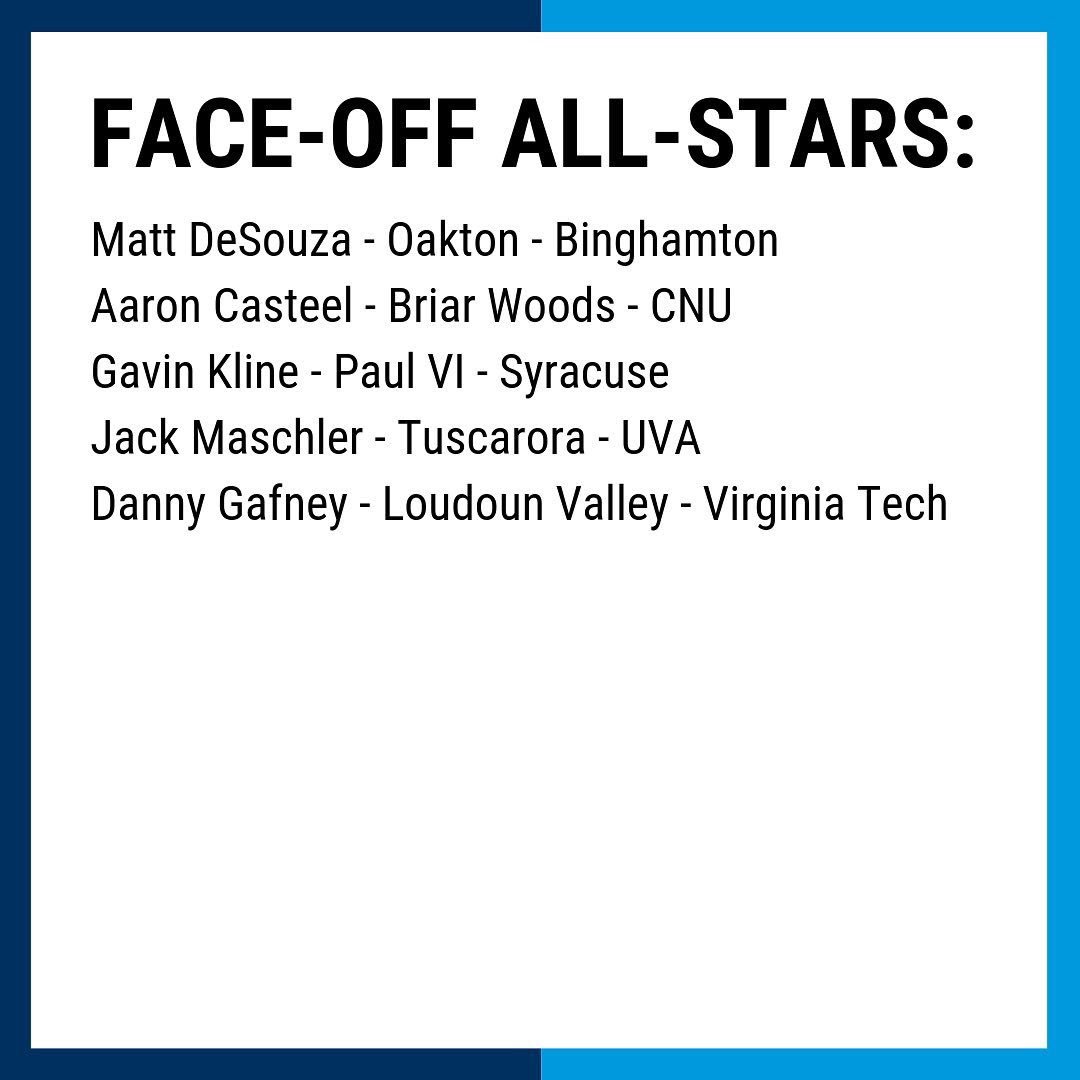 The #NOVA44 Senior All-Star Game Face-Off All-Stars: