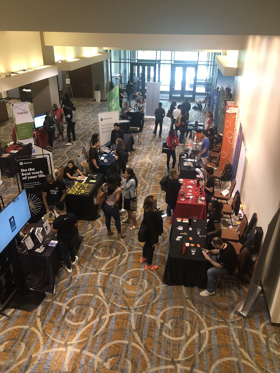 hypepotamus's tweet image. Happening now: the #Refactrtech conference in Atlanta features a jam-packed schedule of tech learning, inclusive culture-building, and creating connections. Who else is here today?