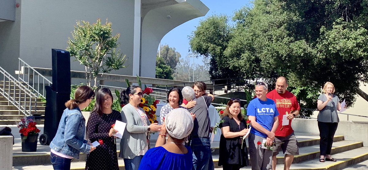 CMSA, CSEA, and LCTA members of the year went to special ed director Dr. Tammy Jackson, LCHS secretary Laura Hicklin, and teacher Mary Holt. Shout out to all the nominees and you are all appreciated. May your summer go slowly. #wearelcusd