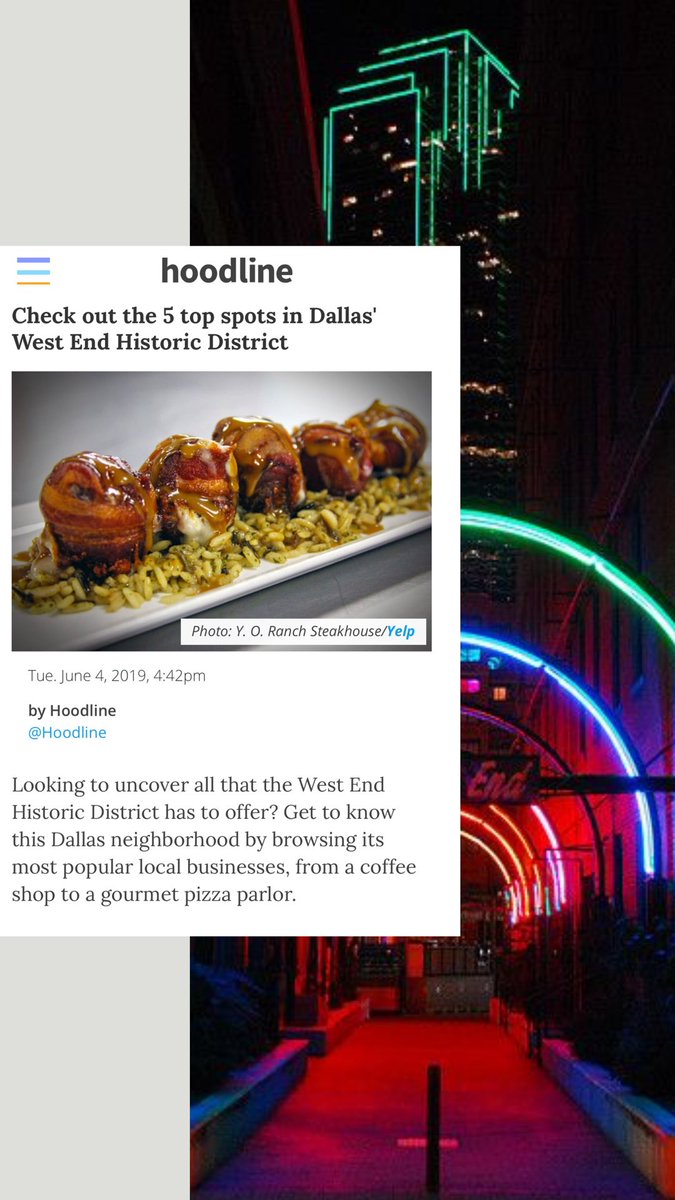 PurseBdgDallas's tweet photo. @Hoodline Top 5 Spots to eat in the Purse Building’s neighborhood @DallasWestEnd 🍕 

#dallaswestend #dallasfoodie #downtowndallas #dallasinnovationdistrict @ItsBrunchOclock @YORanchSteaks @tiffstreats @tuttaspizza @Ubcoffee https://t.co/5X2sOO5Jov
