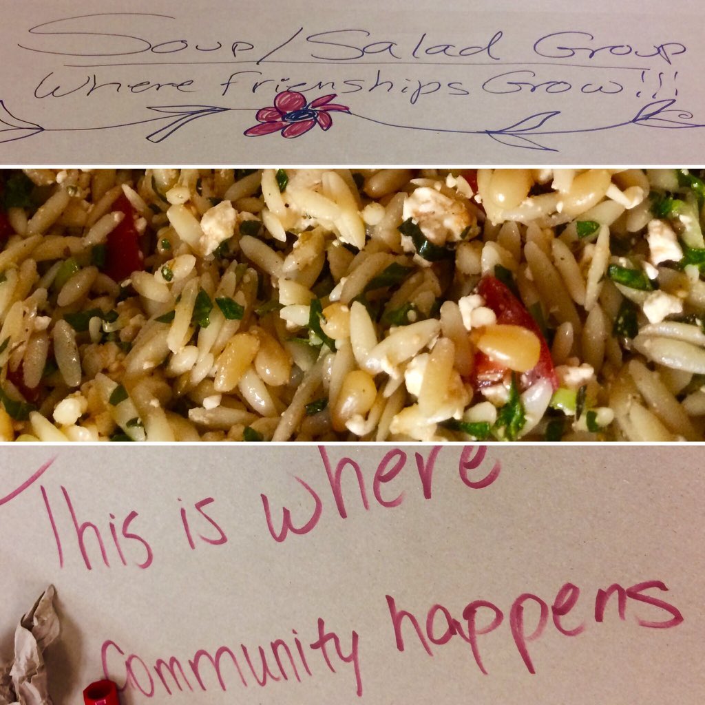 chingtechwilson's tweet photo. All great things must come to an end and although @chinguacousyss Soup n Salad Group is done for the year all its positive benefits will go on. Thanks to all but especially Lindsay for organizing us! #community #friendship #greatfood #ChingProud! https://t.co/Urbl4WcPxL