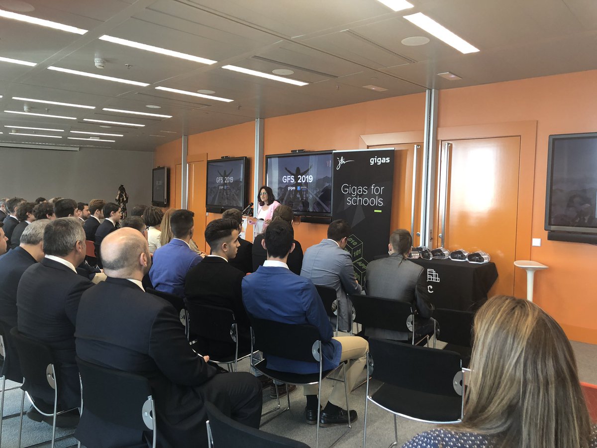 En la entrega de premios Gigasforschools 2019 Un honor poder acoger desde PwC este evento tan innovador y tan relevante para el futuro de los alumnos de jesuitaseduca