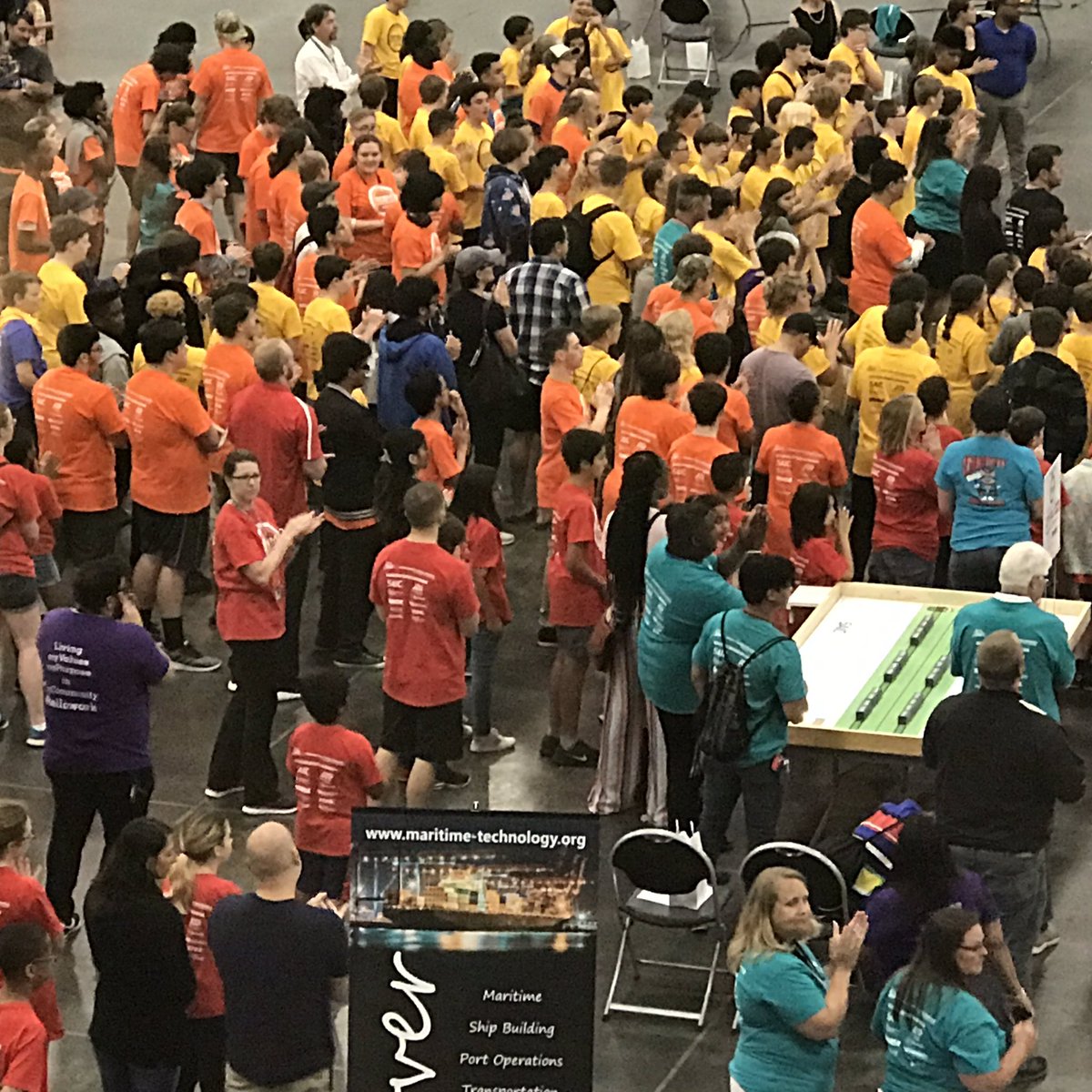 Anj_Hendricks's tweet photo. Welcome to the #VBSTEMTRIFECTA2019 !!!!! Such a celebration of innovation, technology, creativity &amp; ingenuity. I love it!!! @vbschools @TCE_VBCPS https://t.co/7SocrUgEKC