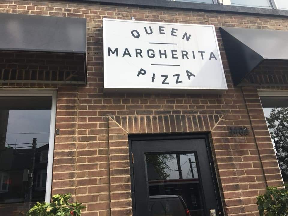 ImprovToronto's tweet photo. The space we’re in for June is above Queen Margherita Pizza. Looking at the QMP go down the alley to the left, the door is marked for The Attic and then come up to the third floor. #improv #WINProv #JoinUs https://t.co/r21aFWuNI6