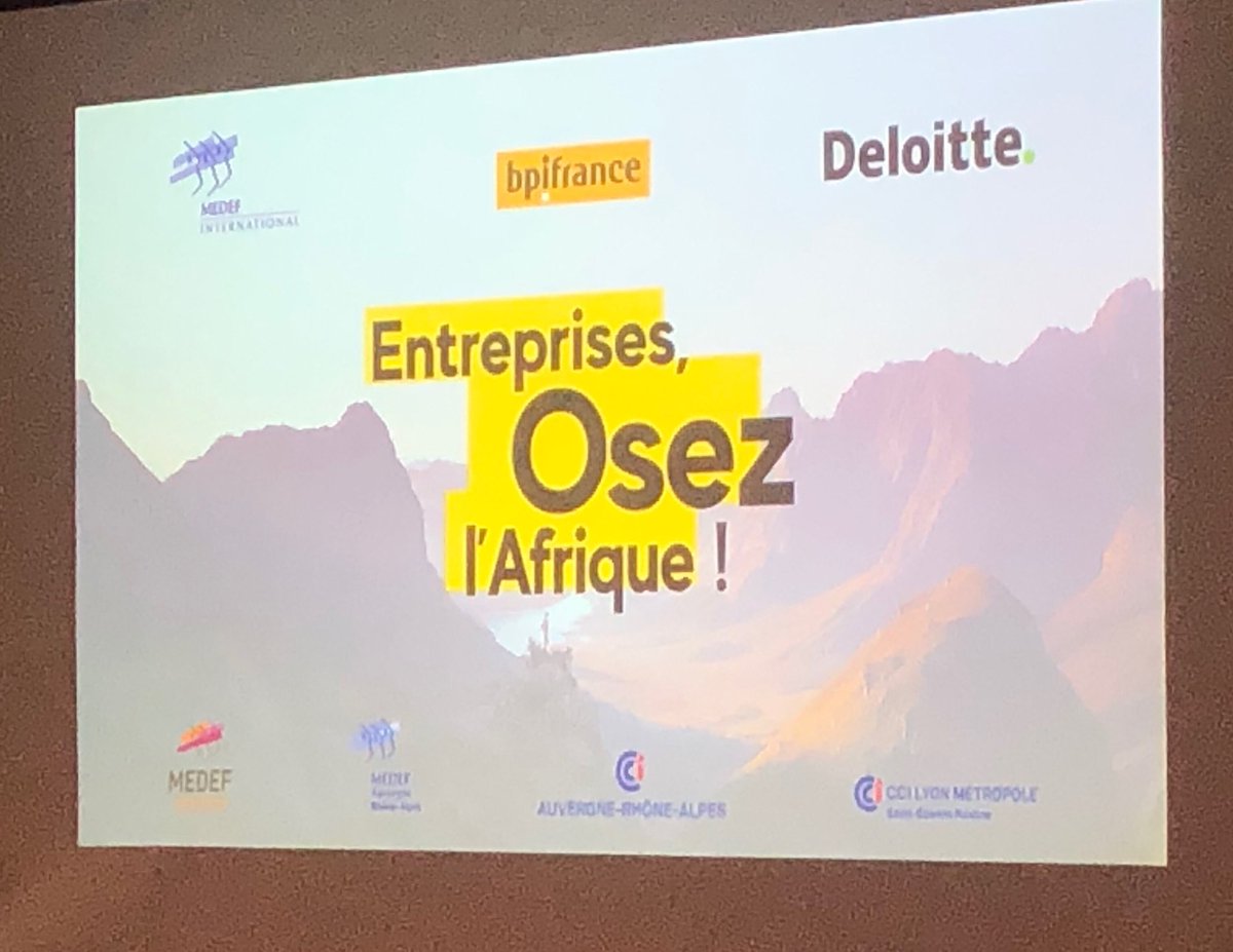 MedefAura's tweet photo. [Succès] Grosse affluence pour la conférence « Entreprises, osez l’Afrique ! » organisée à Lyon par ⁦@MEDEF_I⁩ ⁦@MedefAura⁩ ⁦@medeflyonrhone⁩ ⁦@Bpifrance ⁦@CCI_ARA⁩ ⁦@CCILYONMETRO⁩ @DeloitteFrance⁩ #ExportDirect #International https://t.co/ahqjCCIsMC