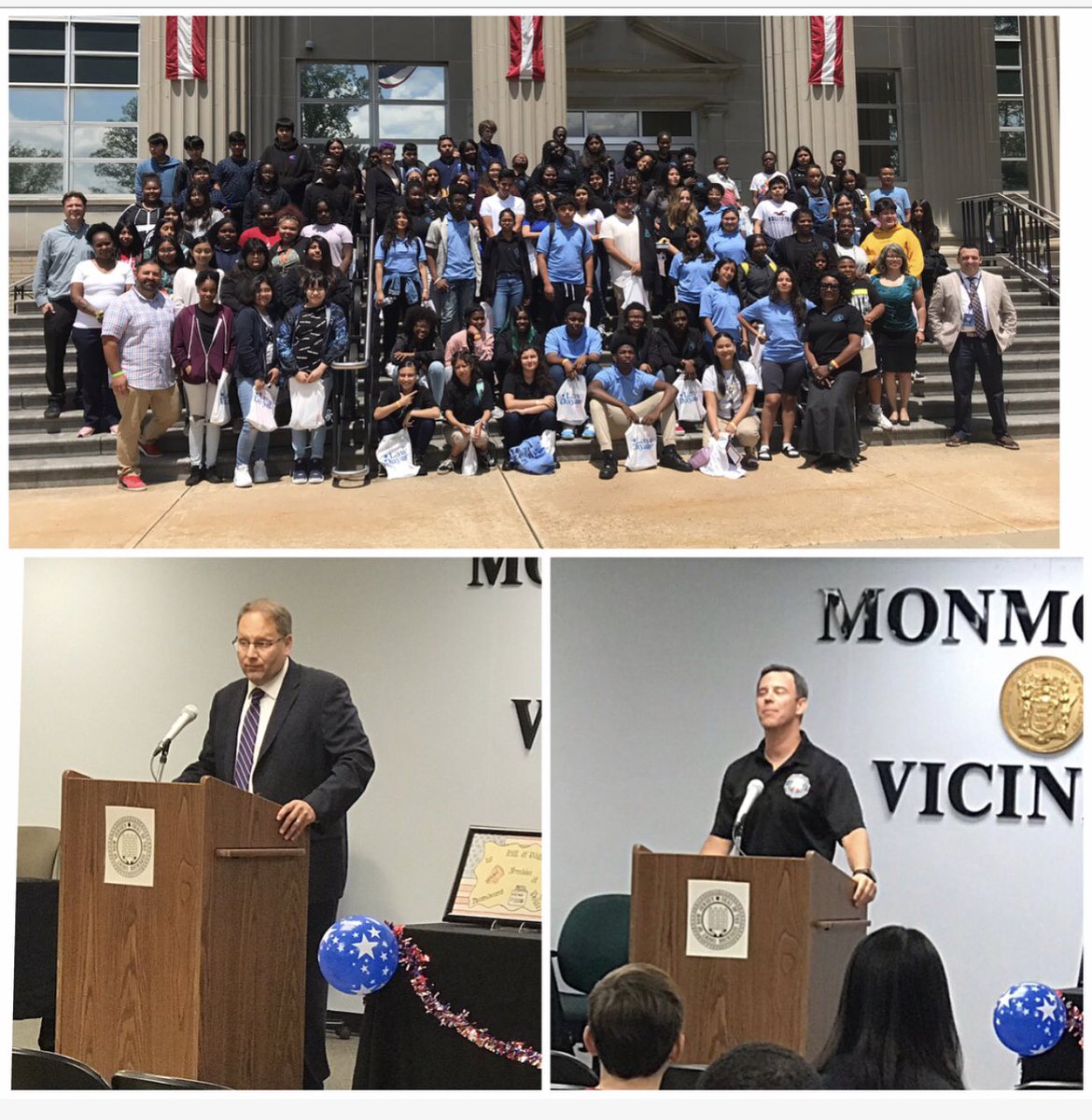 Dr. Martin Luther King Jr. M.S. Dream Scholar Program at the Monmouth County Court House for Law Day! What a great experience. Special thank you my friend, Monmouth County Prosecutor Chris Gramiccioni for stopping by. <a href="/Asbury_ParkSD/">Asbury Park Schools</a> @APSuperGray <a href="/Gerbs10/">Mark Gerbino</a>