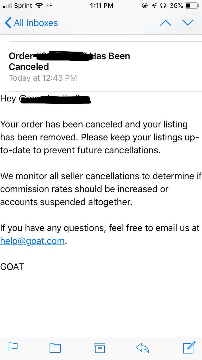 John_Wright4's tweet photo. This package has already been dropped off at UPS and has been scanned in and i randomly receive a cancellation email from @goatapp what is this all about @goatsupport https://t.co/8A049vs1Hb