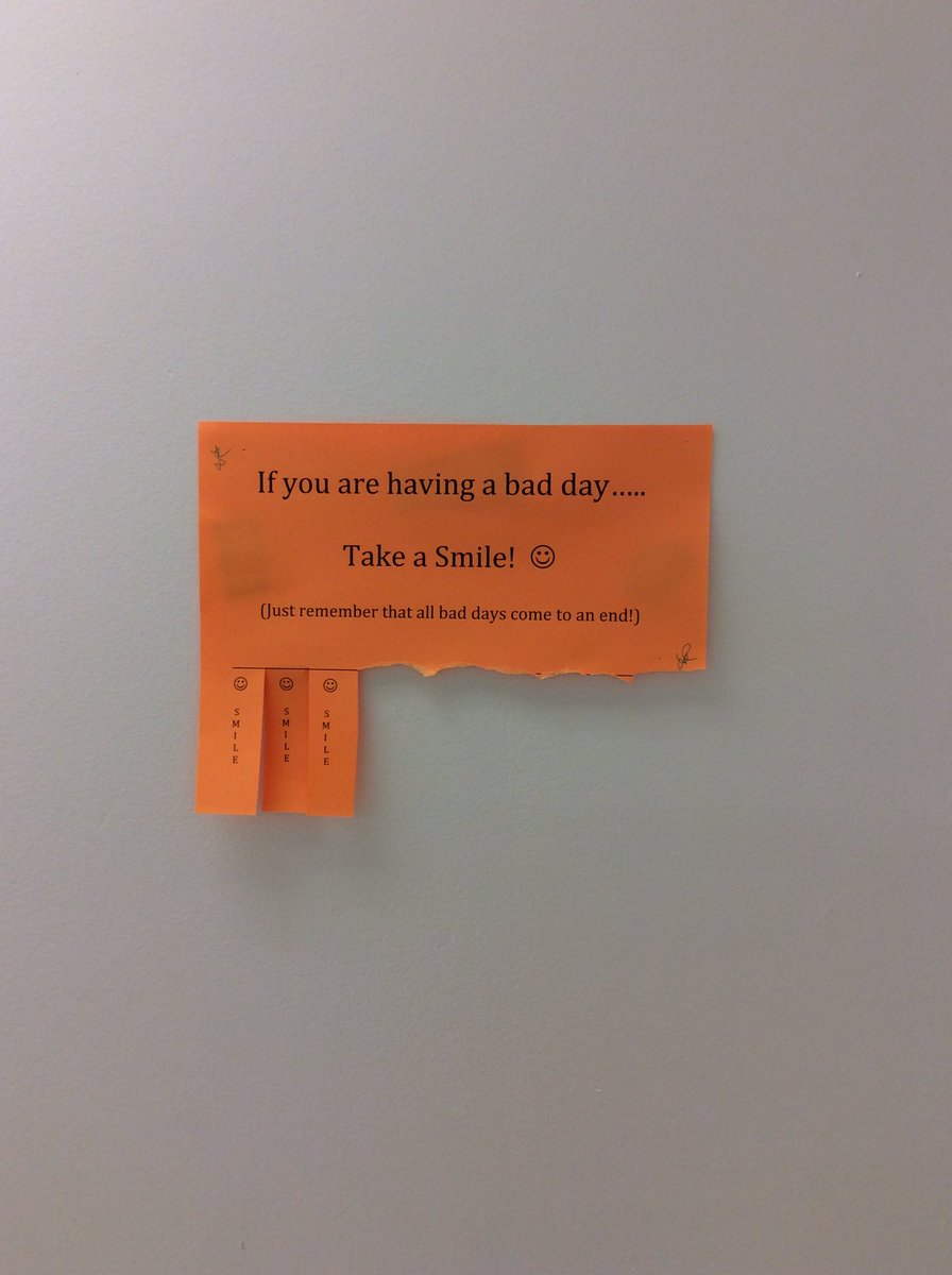 Ms_Rodopoulos's tweet photo. I saw this in my community, and thought that it was sweet....so I re-created it to share @foresthillci this morning. It seems to be popular. π#wellness @tdsb #smile #YouAreNotAlone @tdsb #CommunityInSchool https://t.co/SWtXZD5n2i