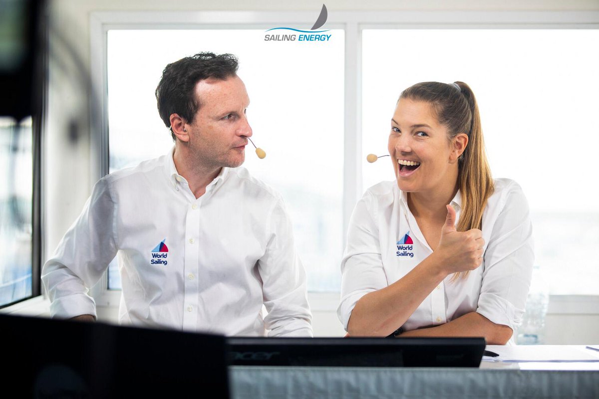 When you tell <a href="/evivanacker/">Evi Van Acker</a> that we're getting 15knots of breeze this weekend. #hwcsmarseille ⛵👍🎉 <a href="/worldsailing/">World Sailing 🌎⛵️</a>