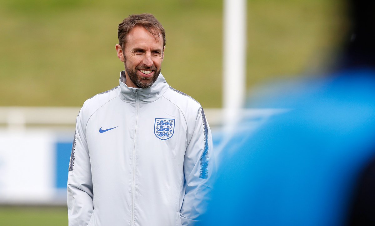 Coral's tweet photo. England XI: Pickford, Walker, Stones, Maguire, Chilwell, Rice, Delph, Barkley, Sancho, Sterling, Rashford.

Sterling captains the side this evening too 👏 https://t.co/78HOML7mc1