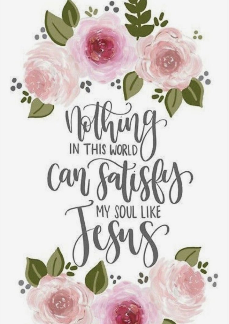 RachelD30930064's tweet photo. Nothing in this world can satisfy my soul like Jesus. #TrueSatisfaction #Hearties https://t.co/vFXZByewtx