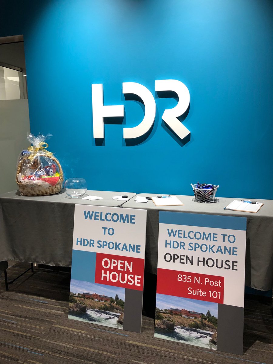 Celebrating our new <a href="/HDR_Inc/">HDR</a> office location in Spokane WA today with an Open House!  #LifeatHDR #wearegrowing #employeeowned