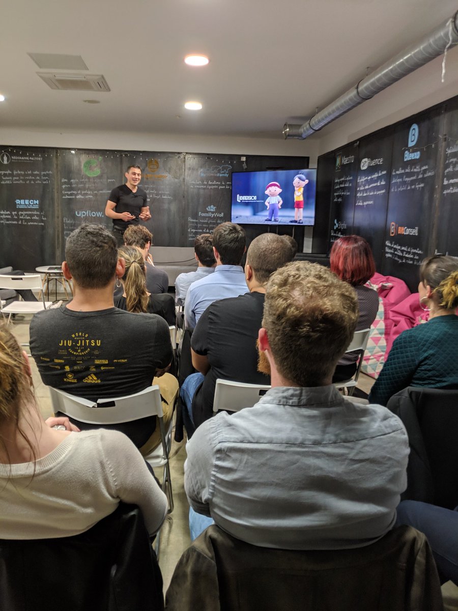 2eme pitch de la soirée avec Ludimension #pitchmeup à @at_home_fr