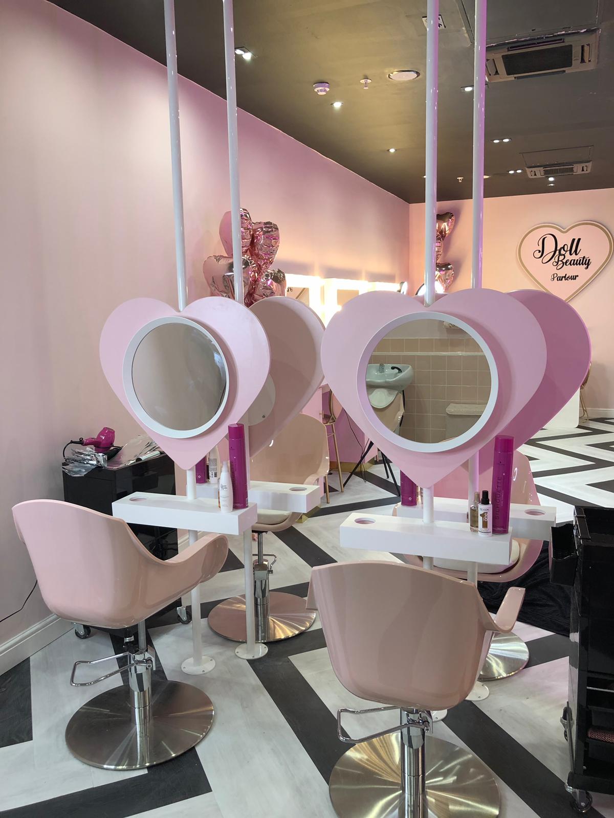 Doll beauty parlour on sale