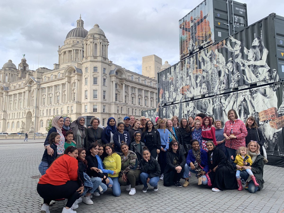 RISE_liverpool's tweet photo. As we say goodbye to @YolaYolart’s Reclaiming Babel, @AminaAtiqpoetry blogs about how the project moved her and shares the experience of producing Rise Women, Rise - a written response to the powerful artwork 💫🙌 #RISEthroughART
https://t.co/Gr7R8Ijf9H https://t.co/wsvePRqeVw