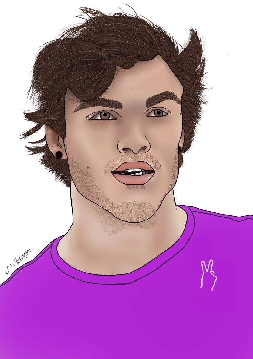 Mignon_Steyn's tweet photo. 'Can't fold' @EthanDolan 🐢#digitaldrawing #Pencildrawing
#DolanTwins #ethandolan #art https://t.co/dvcUJa2WS5