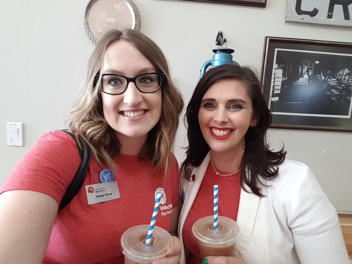 Treating ourselves with some delicious iced coffees from <a href="/StreamlinersEs/">Streamliners Espresso Bar</a> on my last <a href="/unitedwayemca/">United Way Elgin Middlesex</a> <a href="/LibroCU/">Libro Credit Union</a> #dayofcaring ! <a href="/King5Jo/">Bobbi-Jo Gardiner</a> going to miss you lady and the rest of my United Way family!!