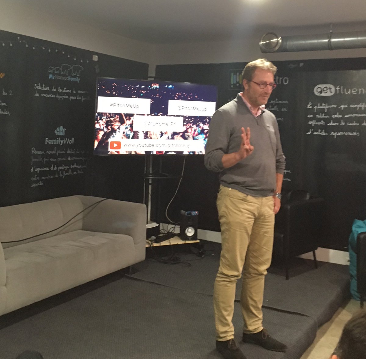 Pitcheur improvisé ! Big up 👊🏽 #pitchmeup