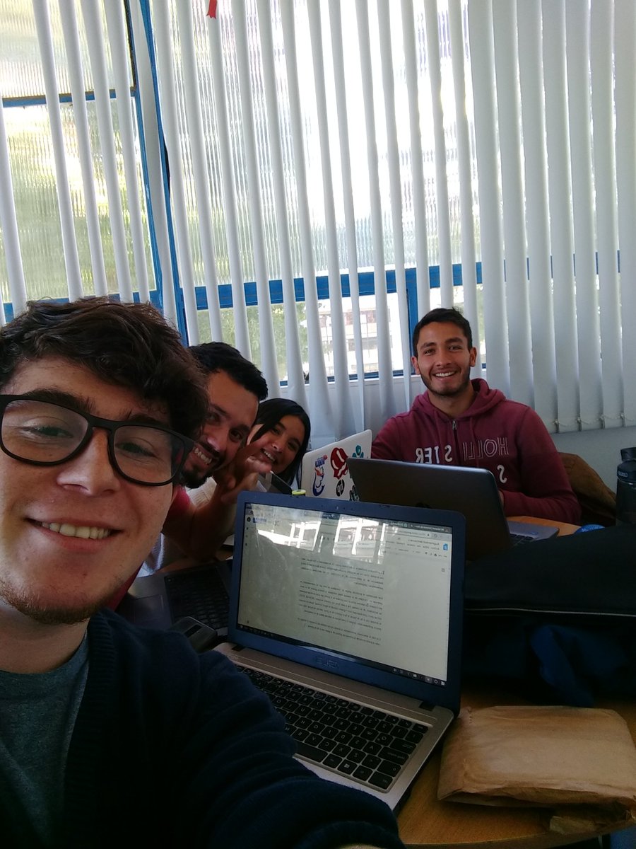 Raignacho's tweet photo. Acá con el equipo, full motivados, trabajando en el desafío de #AugmentedDemocracy #UdeC
@cesifoti https://t.co/SmVJWoh8Cs