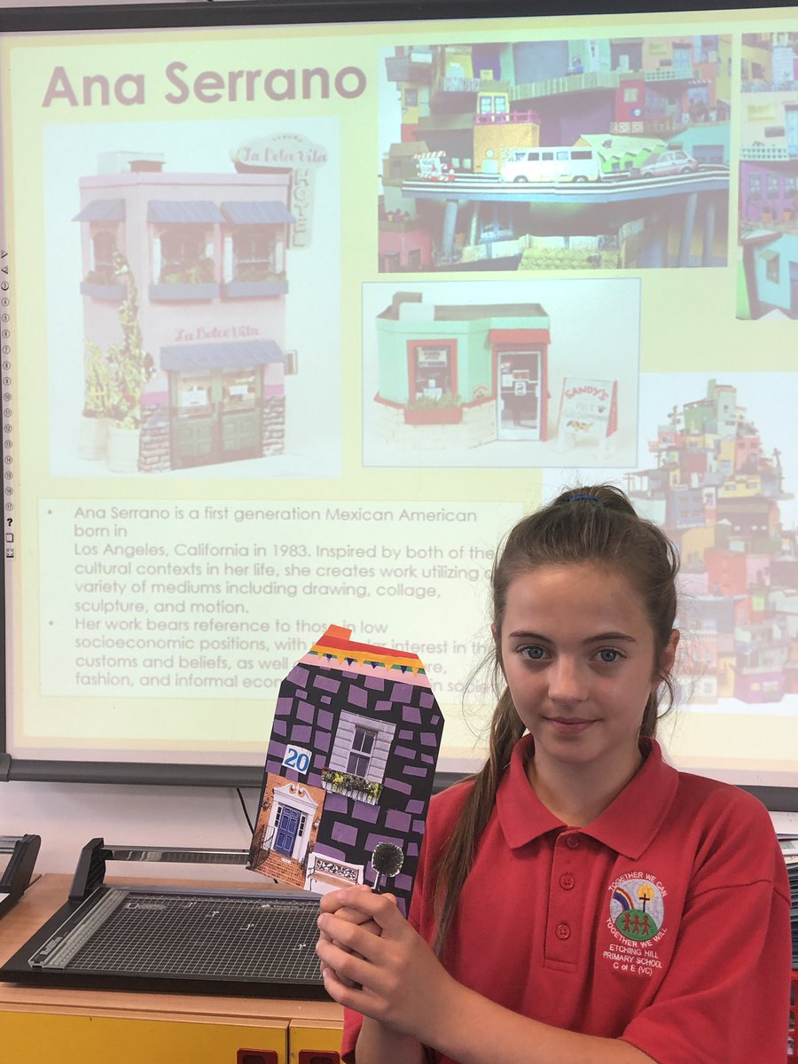 EtchingHillCE's tweet photo. A few of our completed art designs - Anna Serrano #designday #hartschool #Y5 https://t.co/k1WfqDFFmN