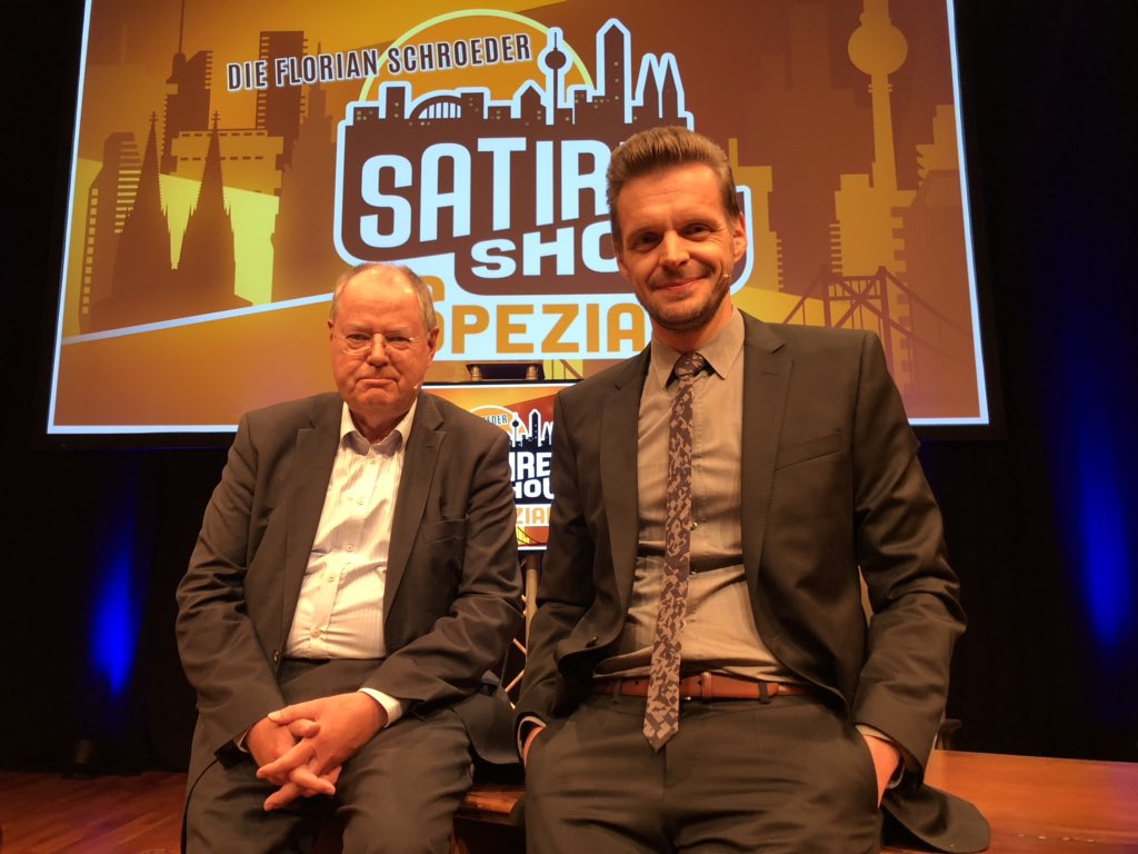 Heute Premierenshow in Düsseldorf mit <a href="/peersteinbrueck/">Peer Steinbrück</a>, morgen im <a href="/WDR/">WDR</a> Fernsehen - und einen Livestream von der Bühne gibt’s auch - hier gegen 21.20h!