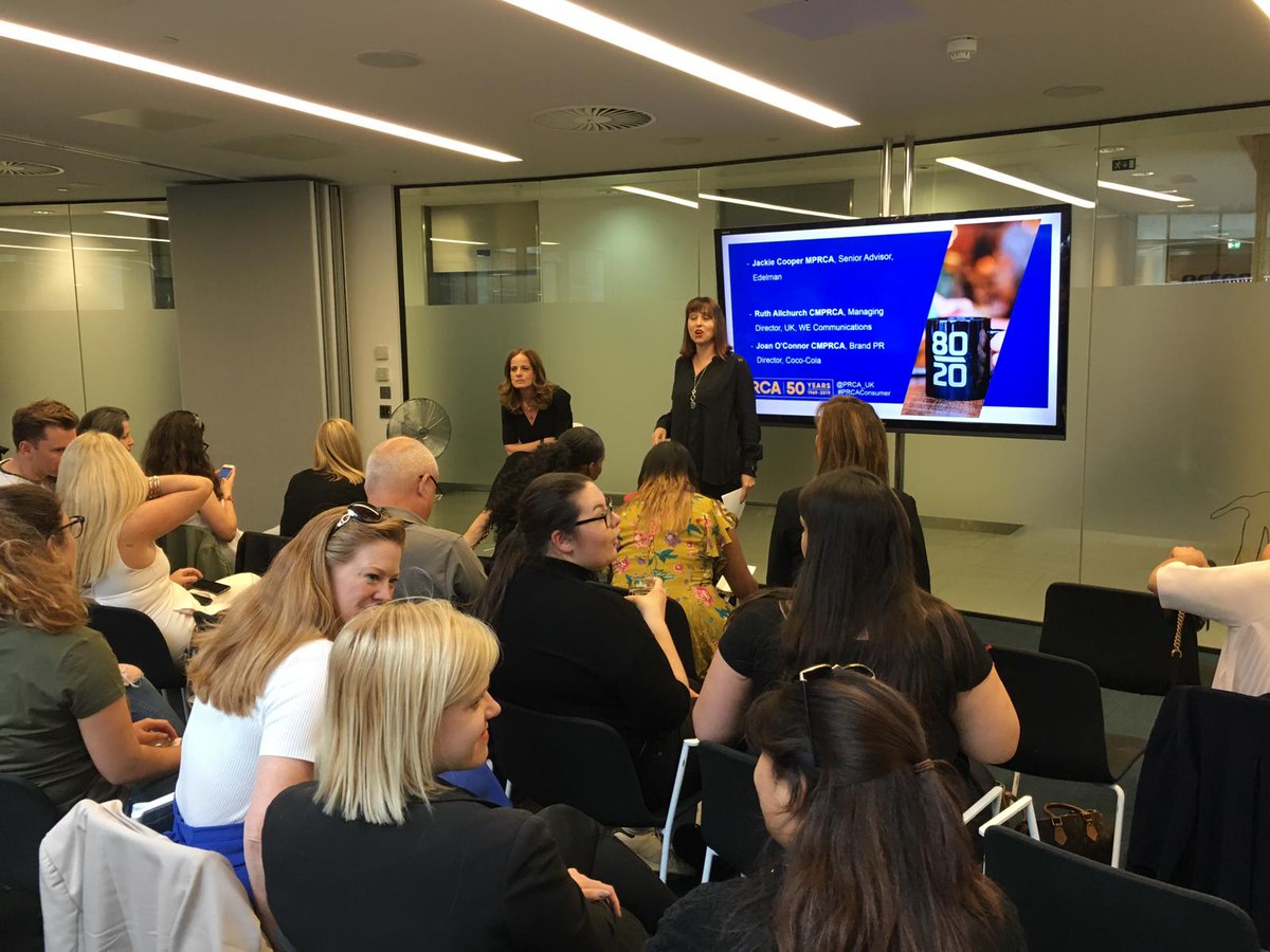 PRCA_HQ's tweet photo. Itβs packed out at @GolinLON for our #PRCAConsumer group event. A huge thank you to @JackiePRCooper for sharing her insights! https://t.co/CBt5Ulw00J
