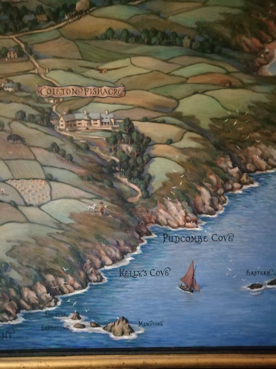 RachelStammers1's tweet photo. Hard to pick my favourite #vessel in the map at Coleton Fishacre #MuseumsTogether30 https://t.co/lIAw4uB3aM