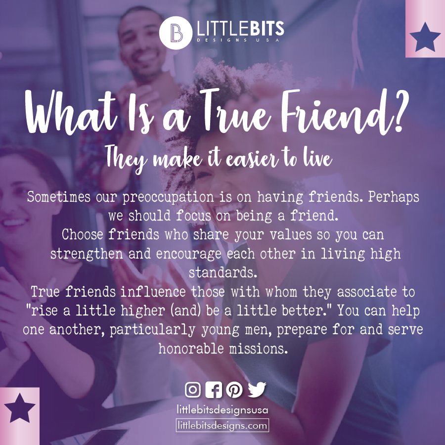 littlebitsdesig's tweet photo. What Is a True Friend? They make it easier to live
Sometimes our preoccupation is on having friends. Perhaps we should focus on being a friend #littlebitsDesignstexas #onlineshop #ecommerce #onlinestore #clothes #shop #shopping #gifts #loveyourself #selflove #amazing #business https://t.co/DIORhFu58W