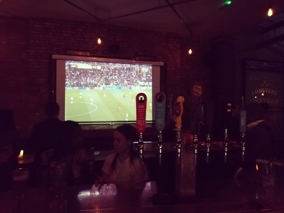 #Beer and #football on the big screen. It's not over yet...

#England_vs_Netherlands_Live