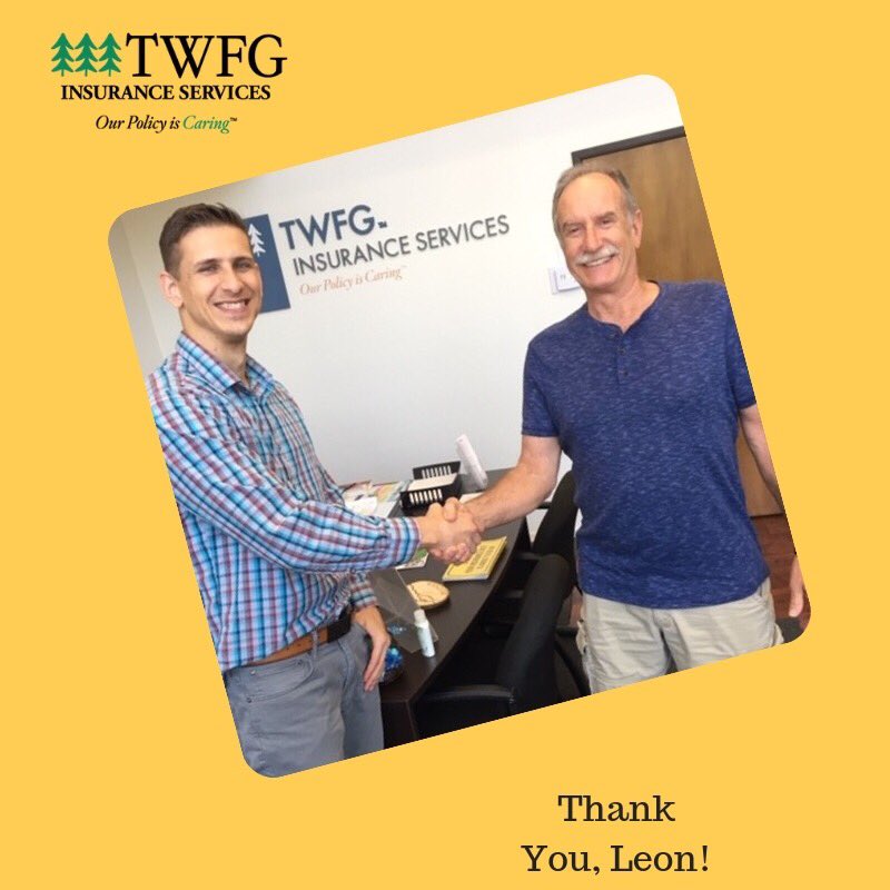 TWFG_SimiValley's tweet photo. It’s a pleasure to work with our insured’s. Our policy is caring. Thank you, Leon! #TWFG https://t.co/o4gq6JmvZ5