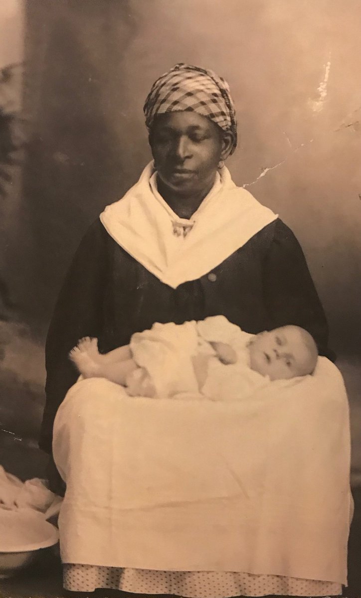 EmoryLibraries's tweet photo. This portrait of an African American woman asleep is so profound because it is a way of reminding us of the labor involved in taking care of children. Photograph from the exhibit "Framing Shadows: Portraits of Nannies." #FramingShadows https://t.co/UxtToWlLe2