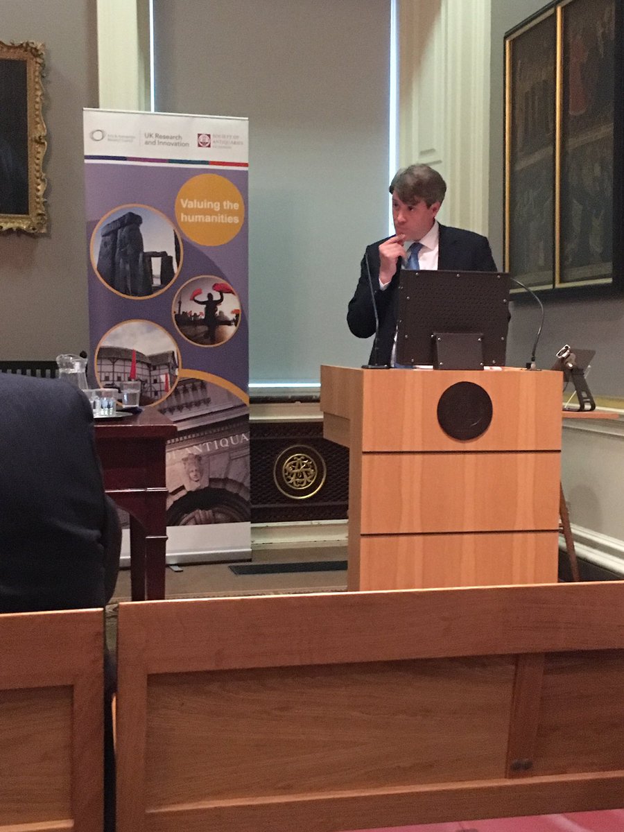Science minister, Chris Skidmore MP delivering AHRC lecture on the indispensable contribution of the arts and humanities to society, science, industry, business and government <a href="/ahrcpress/">Arts and Humanities Research Council</a> Very relevant to <a href="/AHRCSciCulture/">Science in Culture</a>