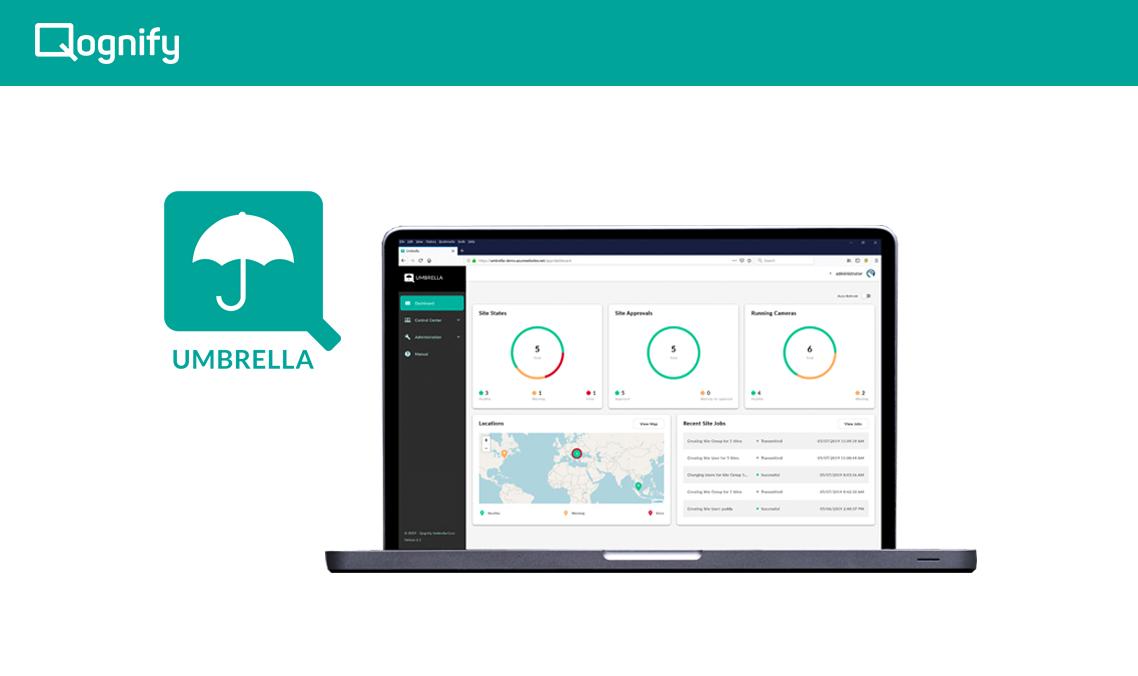 #Qognify launches a web-based system, #QognifyUmbrella, reducing operational costs and simplifying management of large-scale distributed #surveillance camera networks. Learn how we can #OptimizeYourOperations with our new technology: bit.ly/QognifyUmbrella #SafeguardingYourWorld