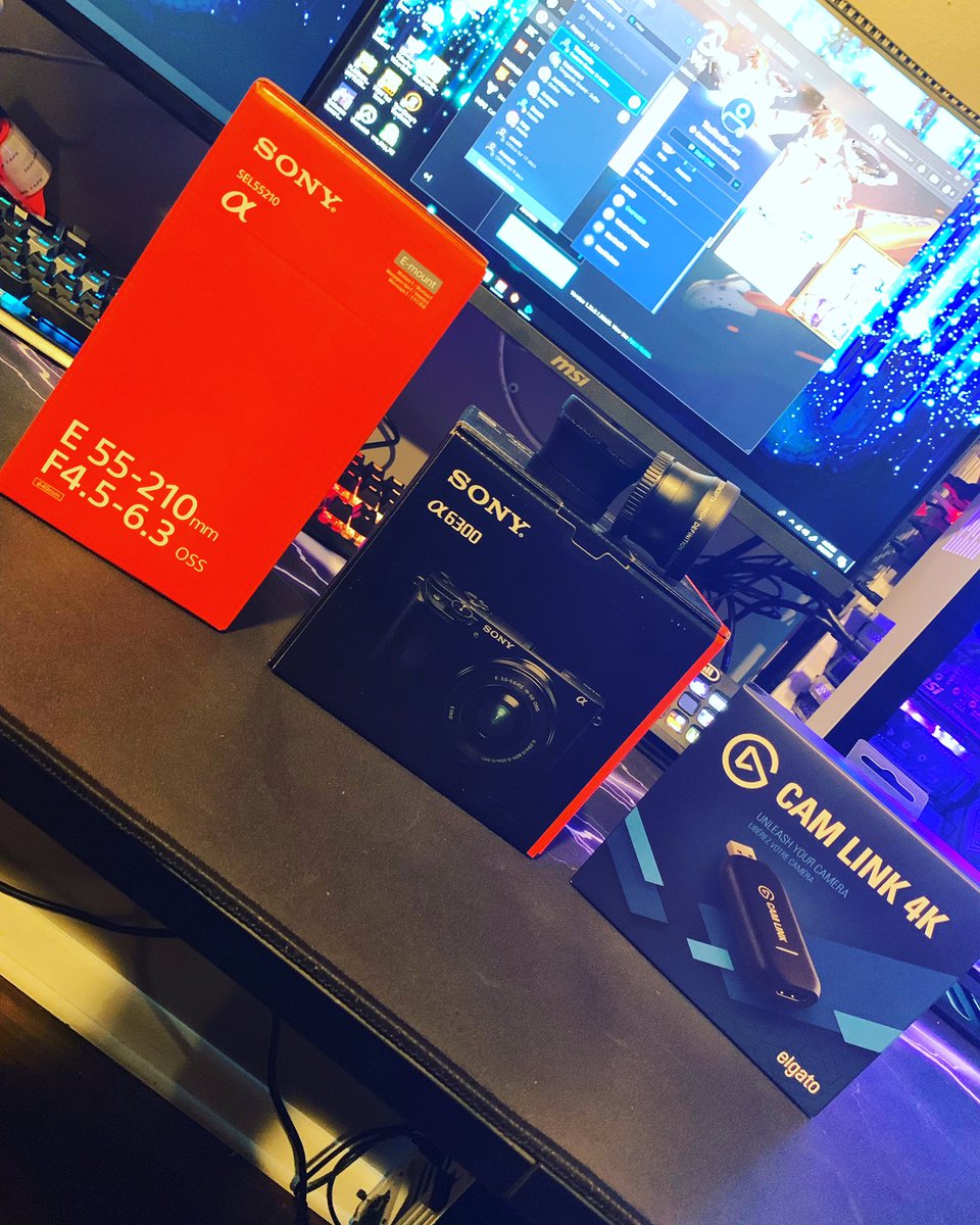 SlammedSixx's tweet image. Literally SO excited to get this setup. AHHHHHH #notapro #whatamidoing #a6300